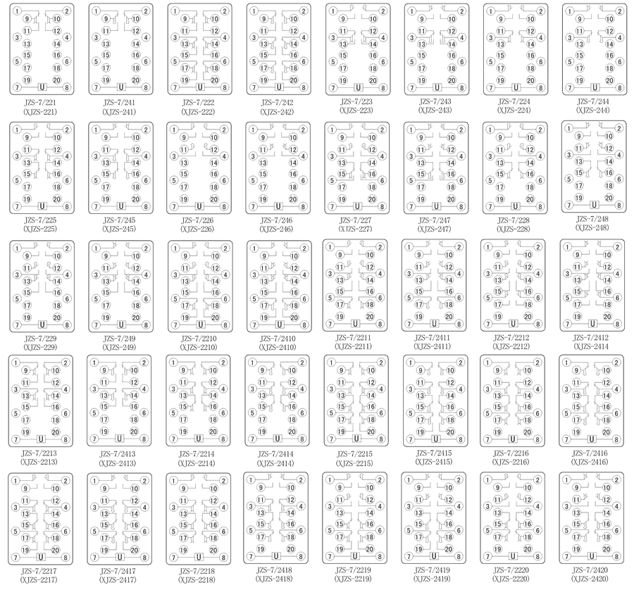 JZS-7/2419内部接线图