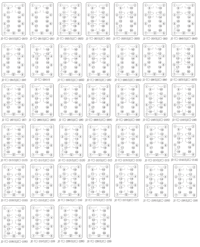 JZ-7J-216内部接线图