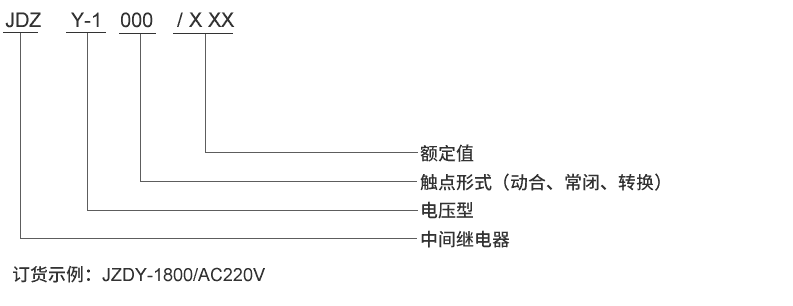 JDZY-1100型号及其含义