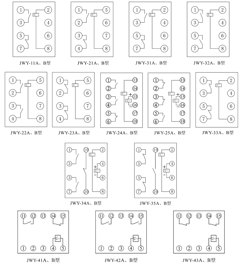 JWY-11B内部接线图